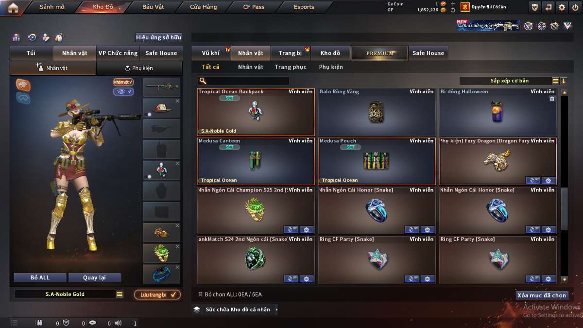 shop acc cf uy tin gia re